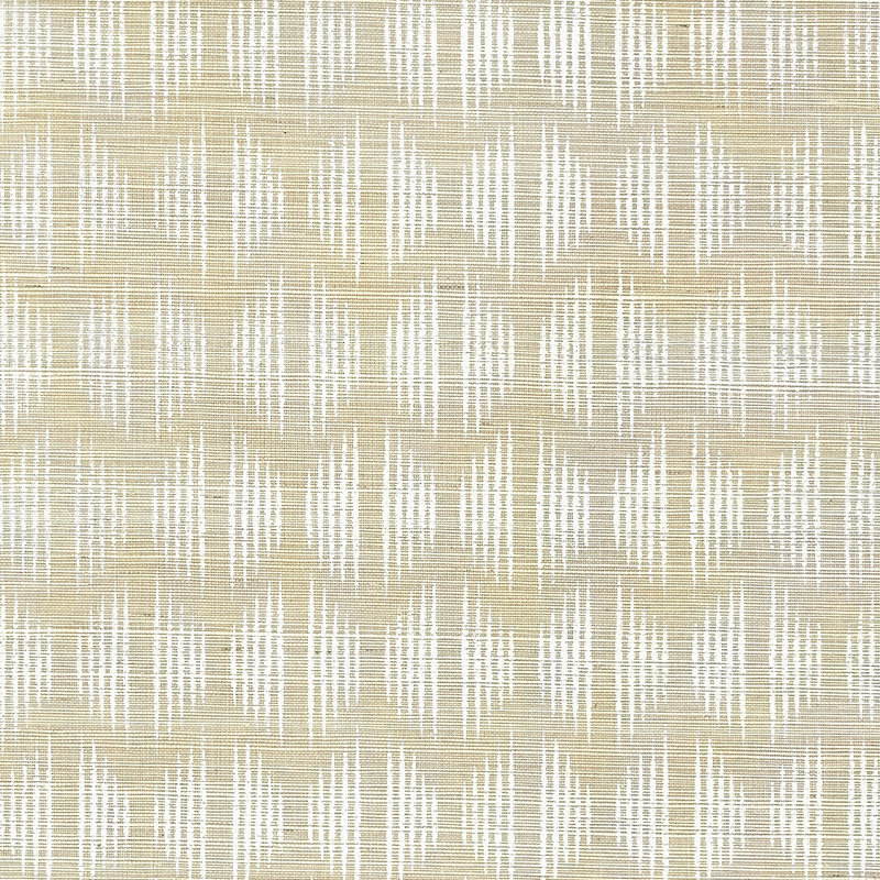 Schumacher x David Oliver Ovington Sisal Wallpaper, Fog