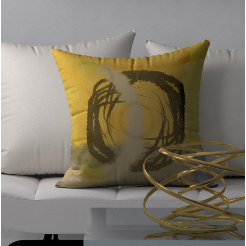 Reversible Throw Pillow, 24" x 24"