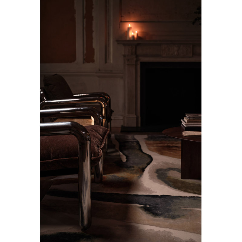 Kali Umber Area Rug, Rectangle 5' x 7'6"