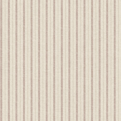 Harville Maroon Double Stripe Wallpaper