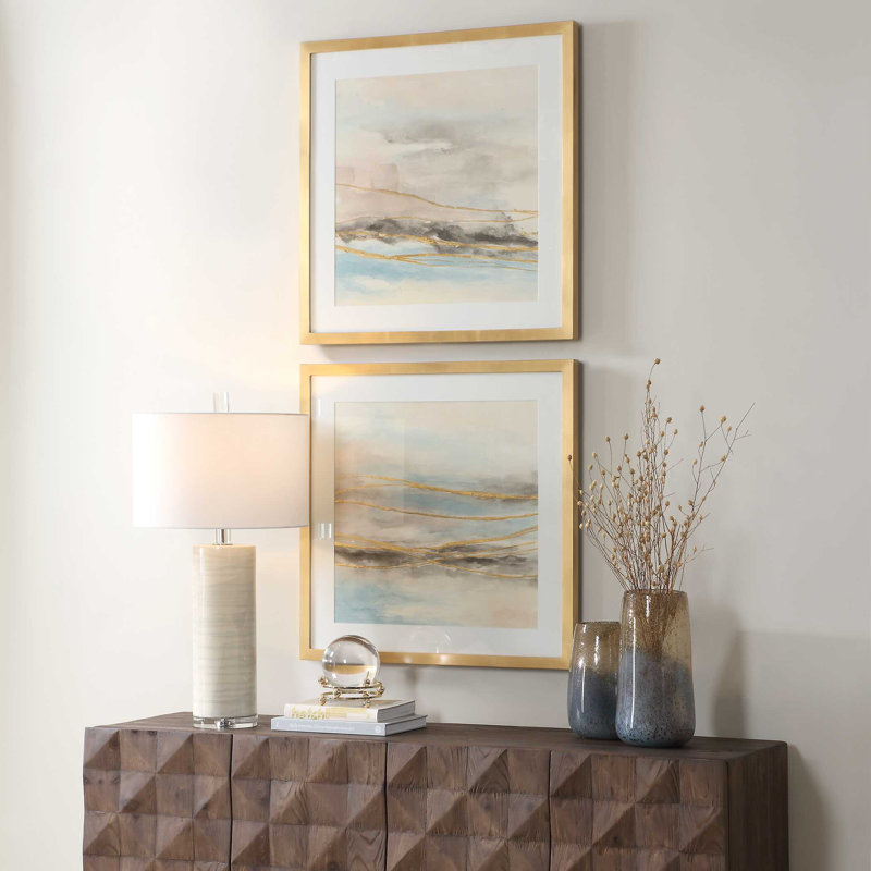 Uttermost So Golden Abstract Landscape Prints