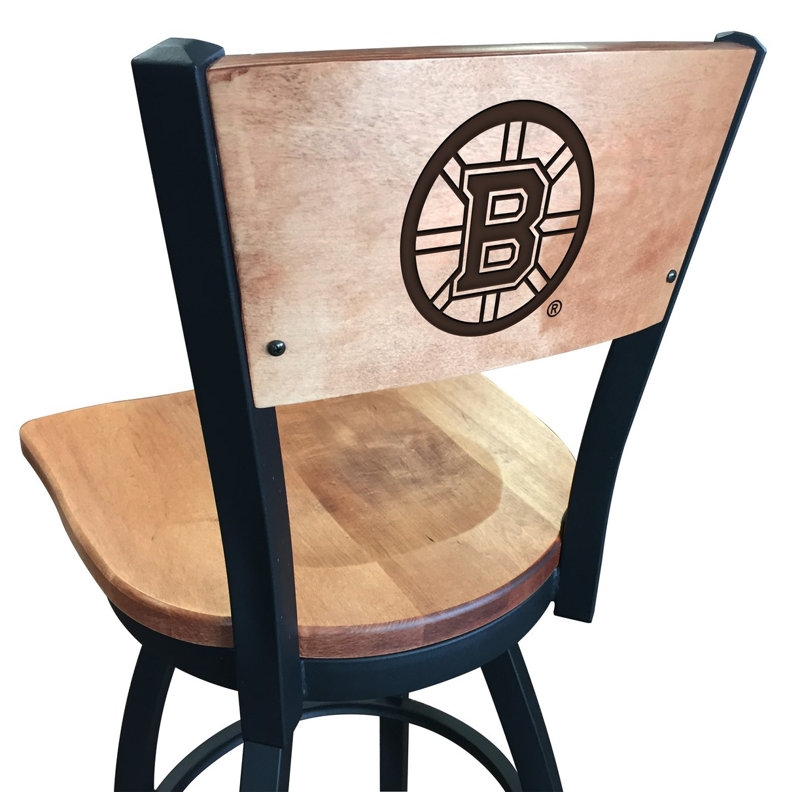 Tabouret de bar pivotant NHL, Érable moyen, Boston Bruins