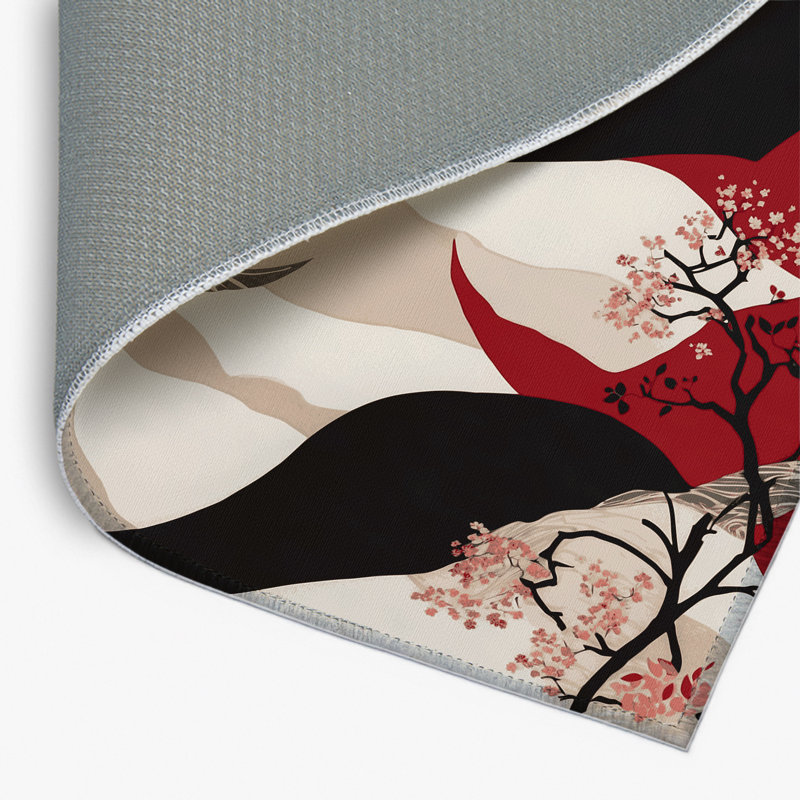 Tapis intérieur et extérieur Petal Whispers, Rectangulaire 8 pi x 10 pi