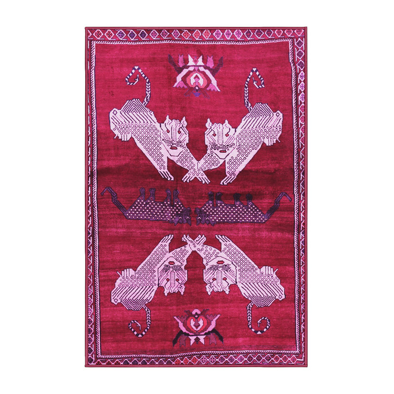 Animal Print Indoor Rug, Rectangle 7' x 9'