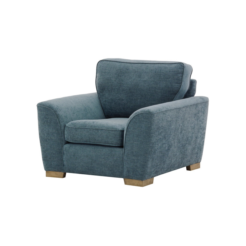 Garance Upholstered Armchair, Blue