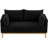 Langham Lewellen 66" Linen Textured Fabric Loveseat-98497689
