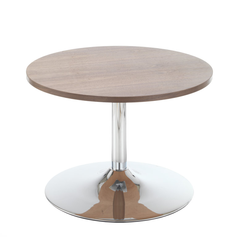 60cm Circle Conference Table, Walnut