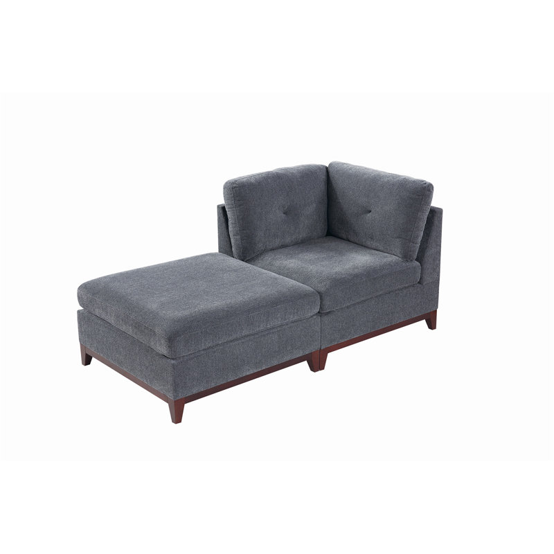 Canapé modulaire rembourré, Symétrique