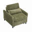 Fauteuil club en velours côtelé avec coussin-81531897