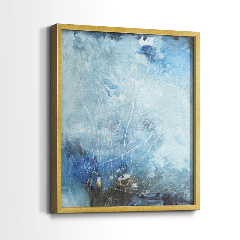 Coastal Seas III - reproduction encadrée de qualité supérieure - prête à être accrochée - aucun clou requis - aucun clou requis