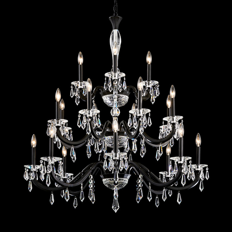 Napoli 20 - Light Chandelier, Black