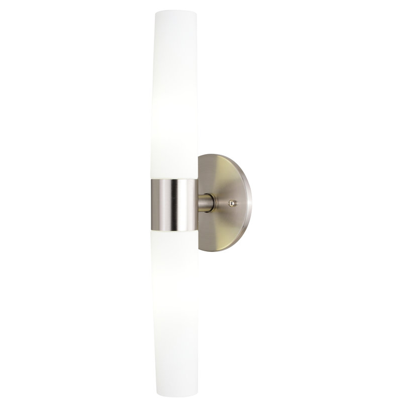 Elliot 2 - Light Dimmable Vanity Light, Satin Nickel