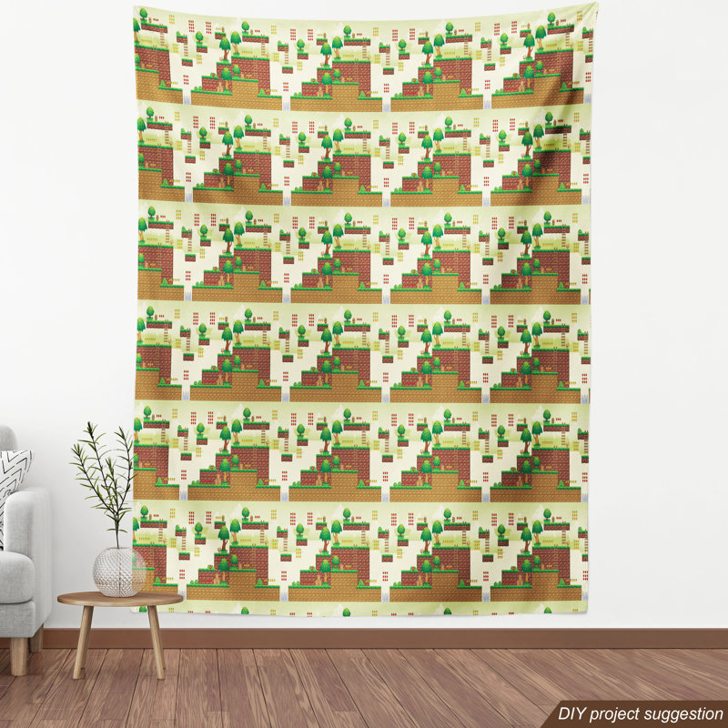 Tissu de jeux d’ordinateur, l 36 po x L 360 po