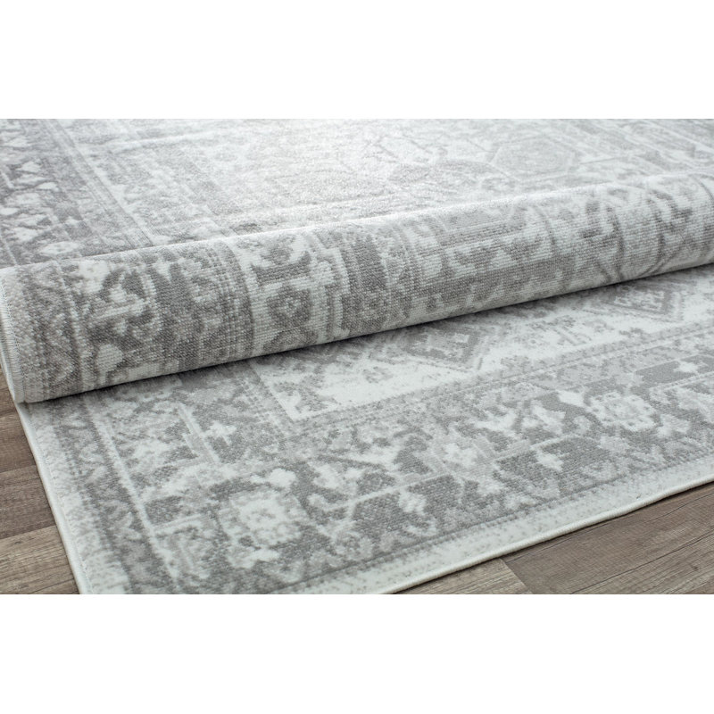 Tapis gris Freya, Rectangle 8 pi x 10 pi