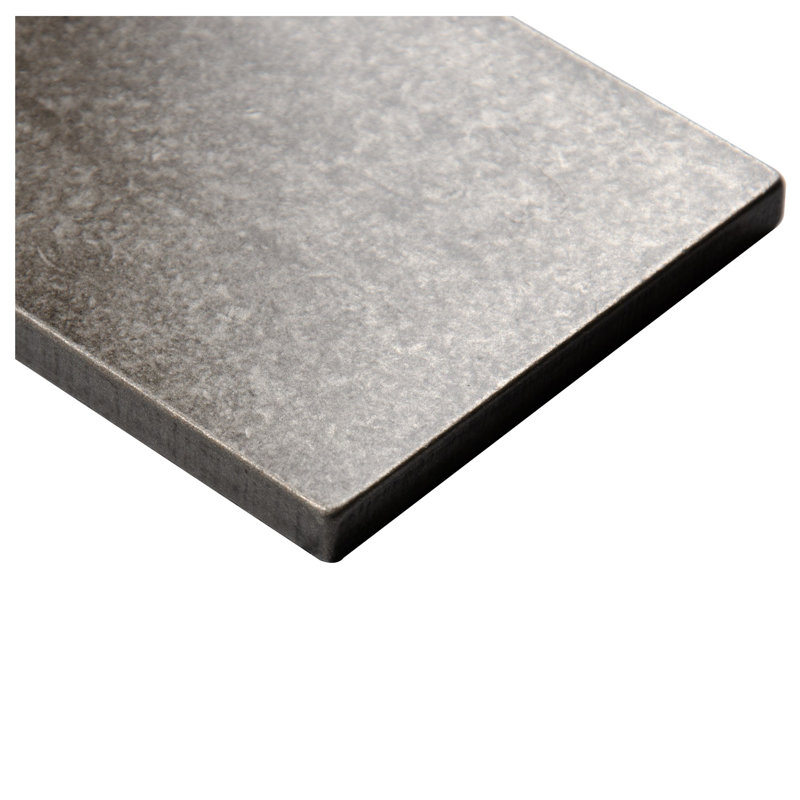 Encore Metal Antique Nickel 7.5cm x 30.5cm. Wall Tile ( 6 Tiles in Pack)