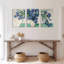 «Blue Iris», reproduction d'art sur toile tendue sur toile, ensemble de 3-84241011