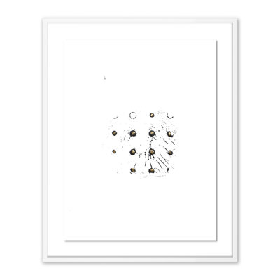 Gray Golden Imprint 15 Print by Anne Mersmann