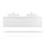Gilded Double Drawer Bath Floating Vanity-1468635484-1468635482