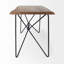 Bureau réversible en bois massif Elidge
