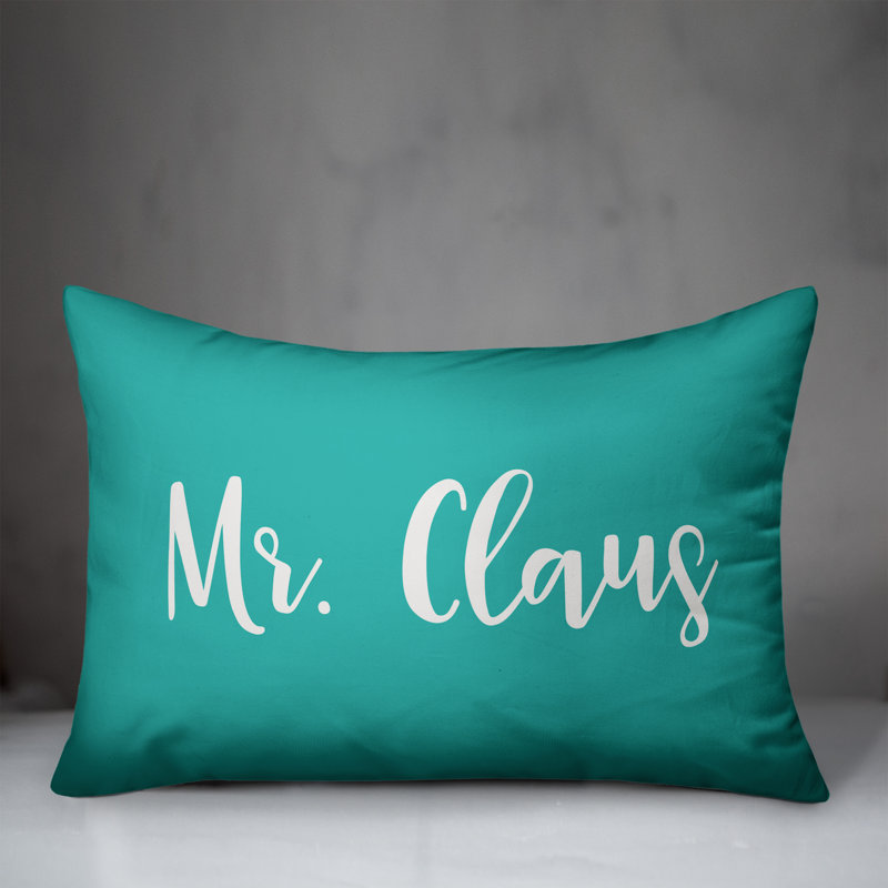 Reversible Throw Pillow, Teal