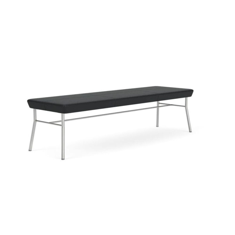 Lesro Banc en métal Mystic, Argent, Modena graphite