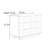 Cream Style Solid Wood Entryway Cabinet