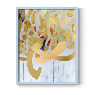 Abstrait XXII, reproduction encadrée - prête à être accrochée - fabriquée aux États-Unis