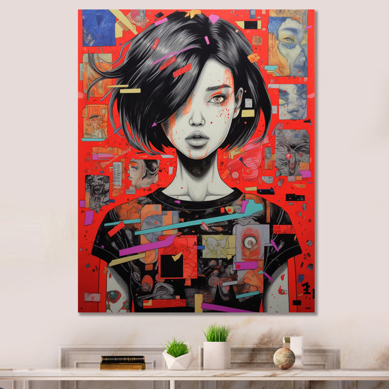 Reproduction d'art sur toile, Wone Pop, Toile tendue, H 32 po x l 16 po x P 1 po