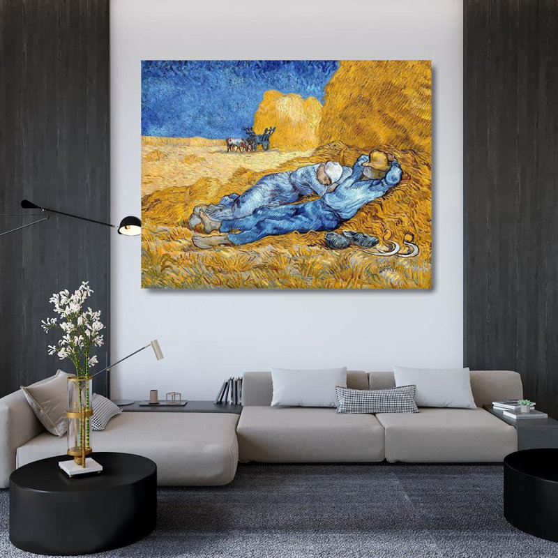 Art sur toile tendue par Vincent Gogh, Vincent, H 36 po x l 45 po