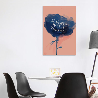Be Gentle with Yourself 1 Piece Wrapped Canvas Painting