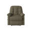Fauteuil inclinable manuel en microsuède gris Granada