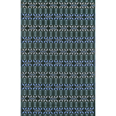 Tapis d'intérieur / extérieur à motif géométrique marocain en polypropylène