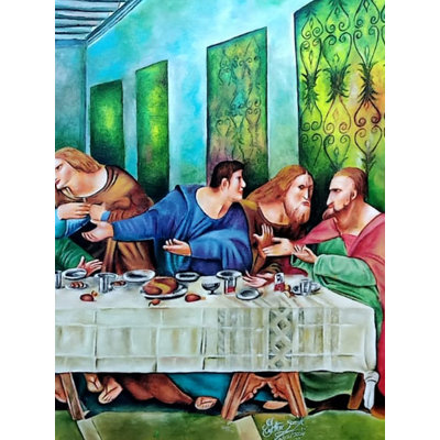 The Last Supper - Jesus | Acrylic On Canvas | By Geethu Suresh