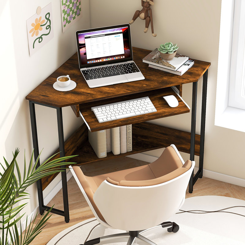Metal Base Computer Desk