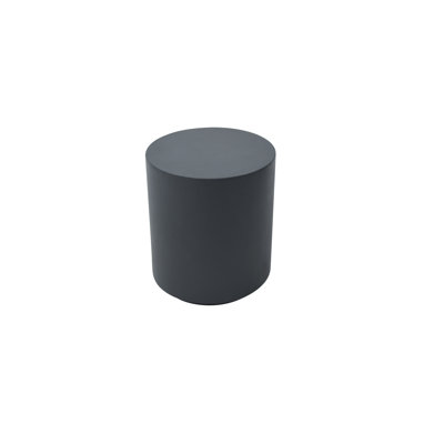 Elementi Home Rome 18" Square Concrete Side Table for Indoor and Outdoor Use