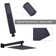 Dual Function Thermostatic Shower System Wall Mounted with Rough-in Valve and Handheld Shower Head System