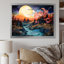 «Sunset Mountain Colorful Horizon II», reproduction sur toile