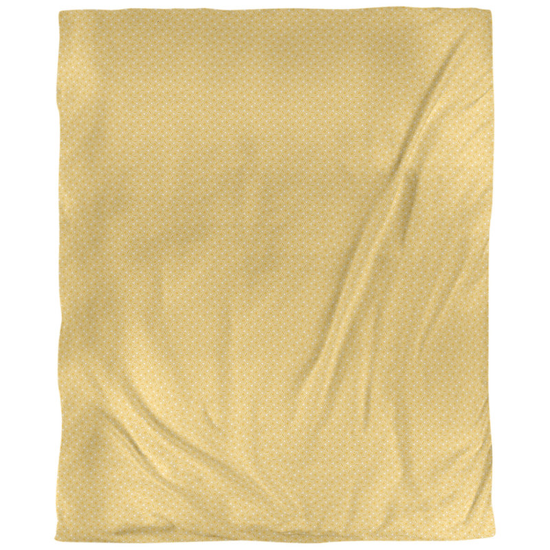 Housse de couette Katelyn Elizabeth, Housse de couette pour très grand lit, Jaune, Polyester brossé
