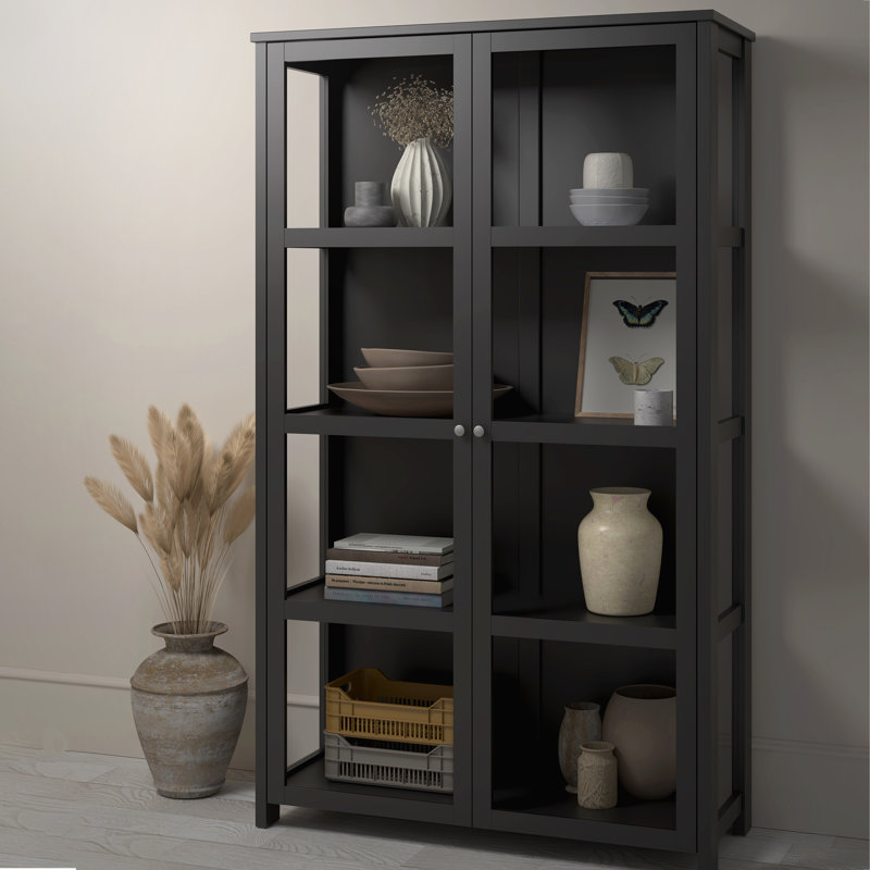 Tefft Display Cabinet, Black
