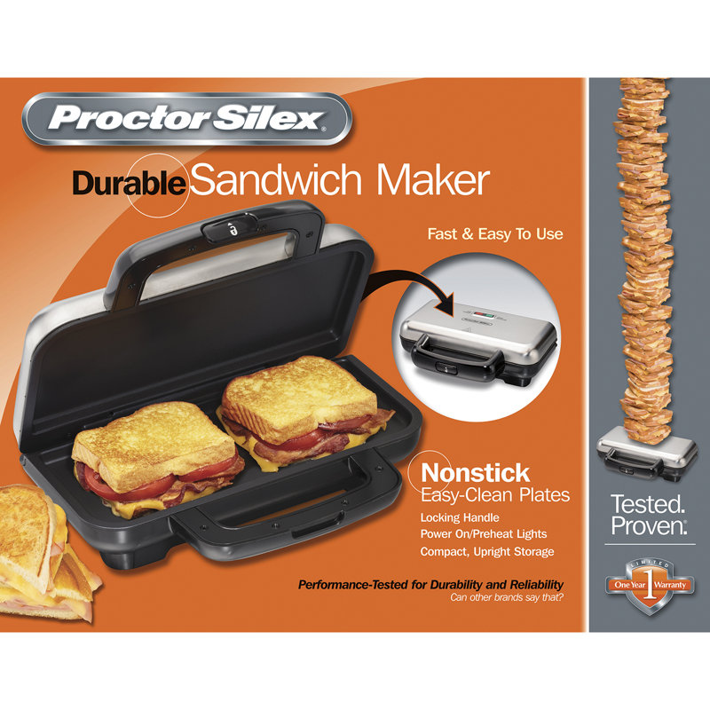 Proctor-Silex Deluxe Sandwich Maker