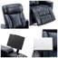 Fauteuil inclinable pivotant avec rangement à bras cachés et bande lumineuse à DEL-1639569934