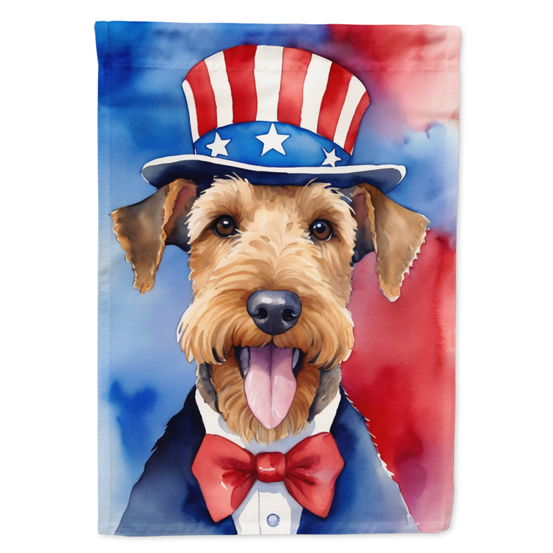 Drapeau patriotique du jardin américain, Terrier brun