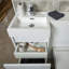 900mm Single Bathroom Vanity with Integrated Plastic Basin-17437657