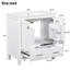 Meuble-lavabo blanc avec lavabo simple 30 po Revonda