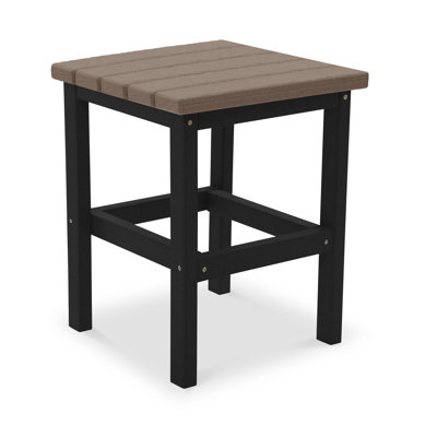 Leighton 15'' Plastic / Acrylic Outdoor Side Table