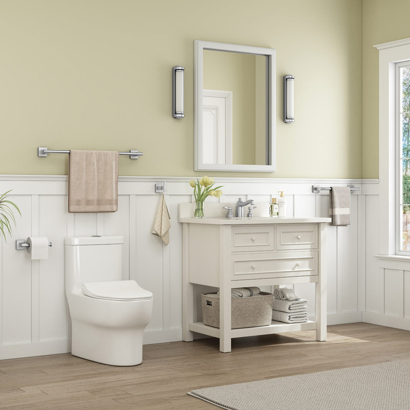 Ensemble de quincaillerie de salle de bain 4 pièces, Nickel brossé