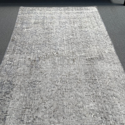 Tapis gris moderne 23,6 x 40,2 po Modern Patchwork