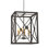 Medallion 6 - Light Geometric Square Chandelier