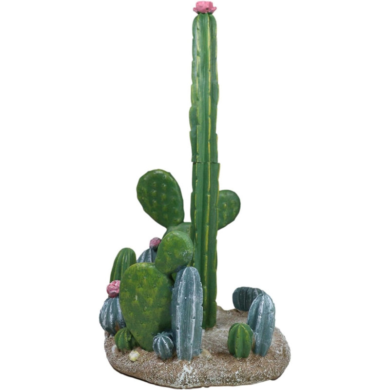 Rustic Western Desert Forest Saguaro Cactus Cacti Paper Towel Holder Stand Décor