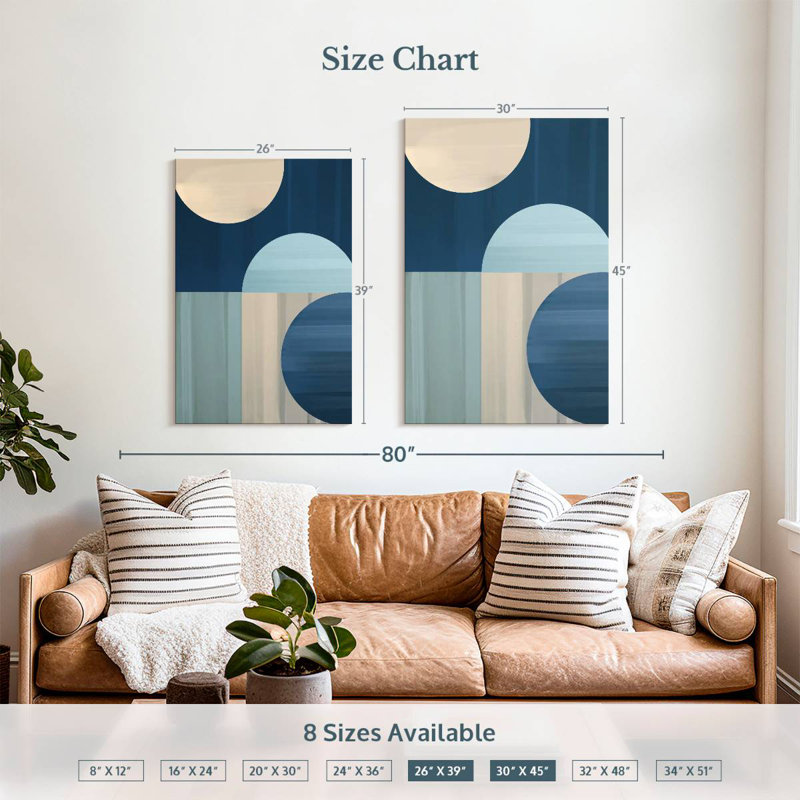 Avery Blue II, 39" H x 26" W